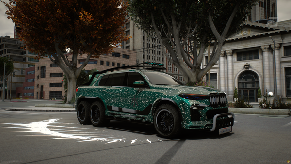 BMW X7 6x6 All Star [Dinamic Lights]
