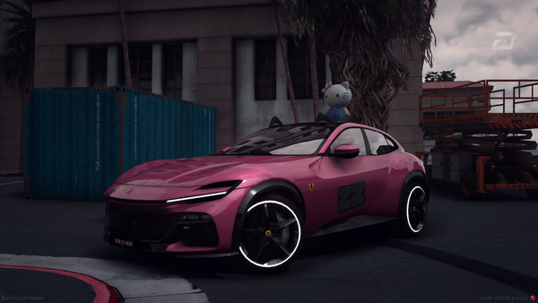 Ferrari Purosangue Hello Kitty