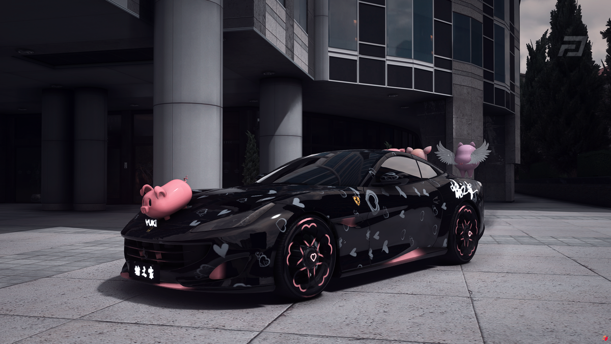 Ferrari Portofino all star Heart [Dynamic Lights - Animation Roof]