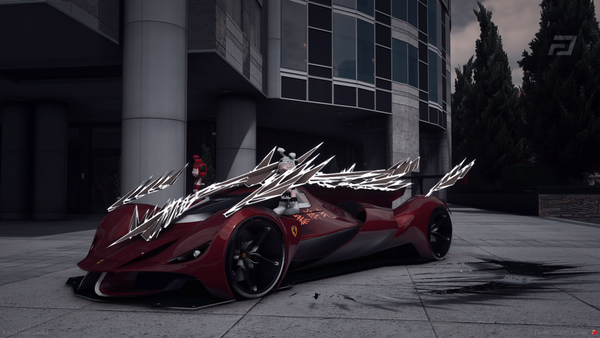 Ferrari Piero T2 LM Stradale LMP1 [Dinamic Lights]