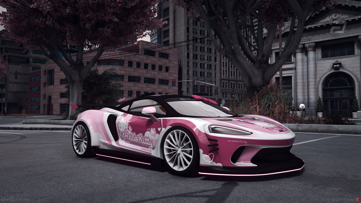 Mclaren GT Hello Kitty