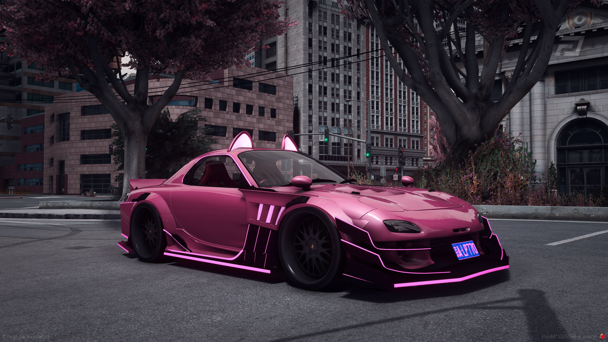 Mazda RX7 Tamiya Cute [Animated Lights]