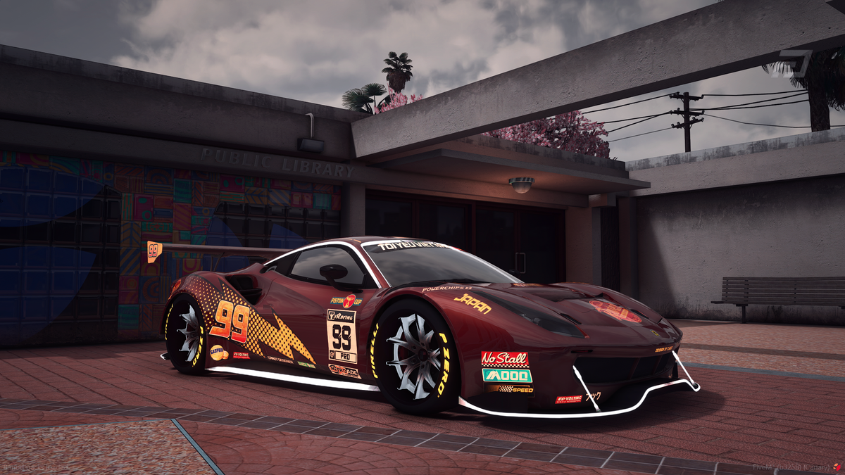 Ferrari 488 GT3 Mcqueen