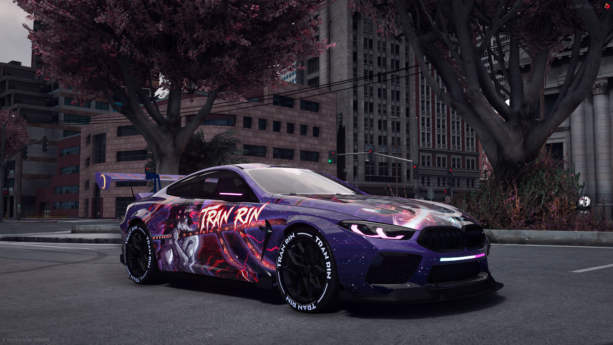 BMW M8 GT Demon Slayer [Dinamic Lights]