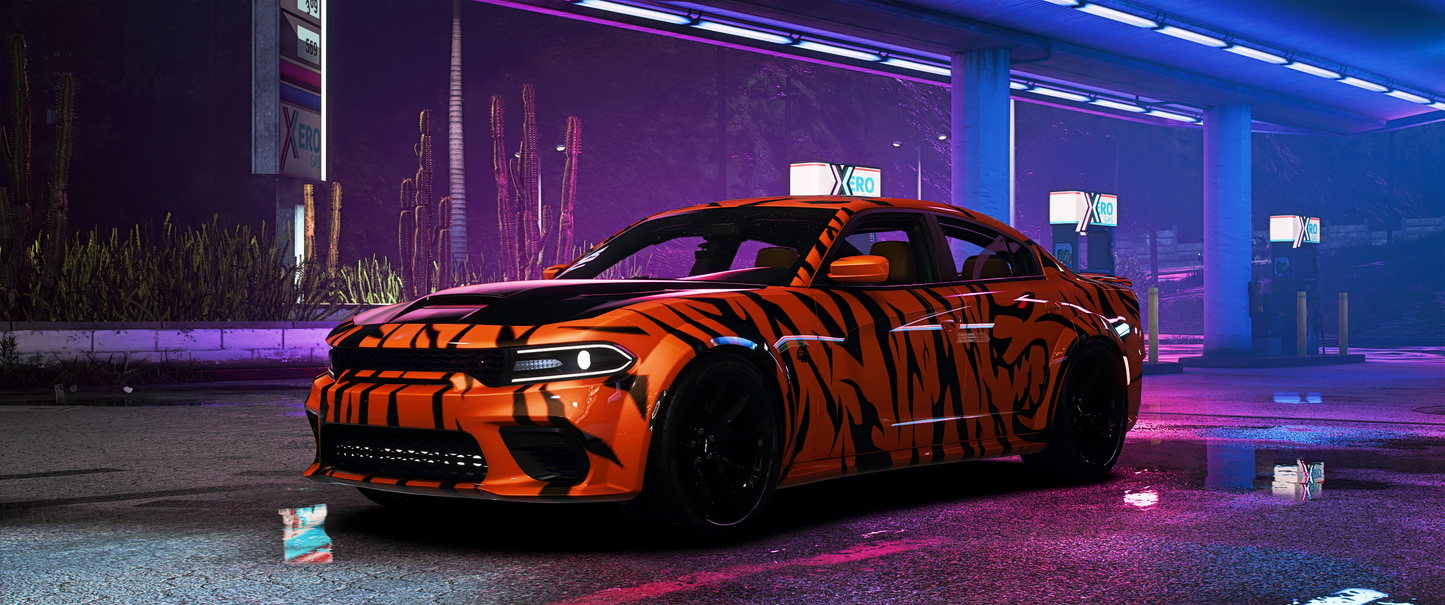 Dodge Charger Hellcat Hermes | Zebra Edition