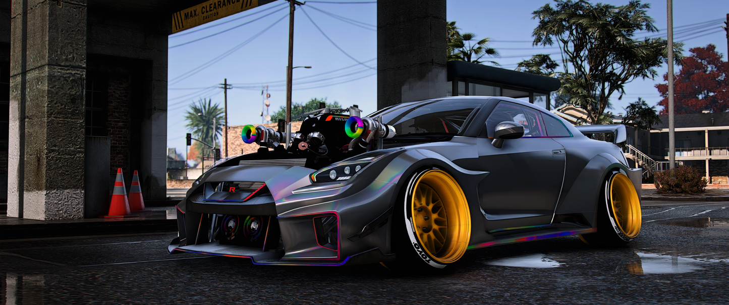 Nissan GTR Twinturbo [Dinamic RGB Lights]