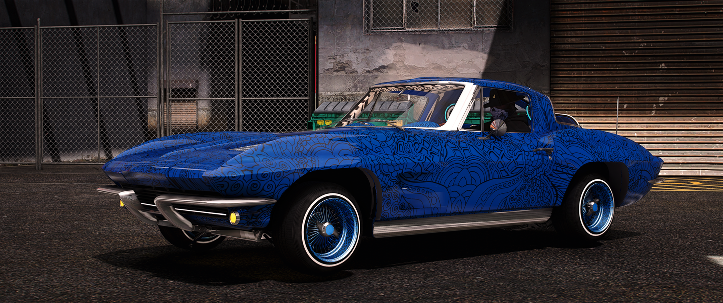 (Debadged) Corvette 1963 Lowrider