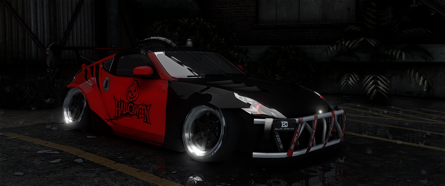 ( Debadged) NISSAN GTR 370Z HALLOWEEN EDITION