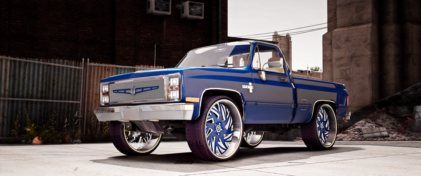 1986 Chevrolet C10 Silverado on Rucci Forged Wheels