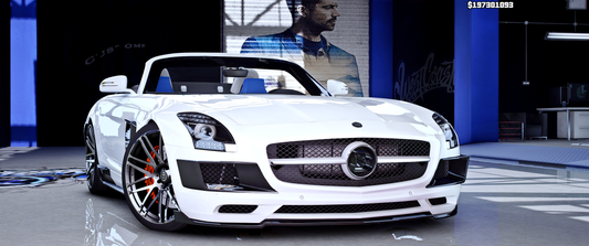 Mercedes Benz Brabus SLS 700 Roadster [Animated Roof]