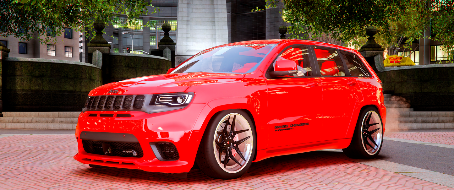 Jeep Trackhawk Quiet with Custom Props [16 seater]