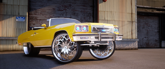 Chevy Caprice Vert 1975 Donk