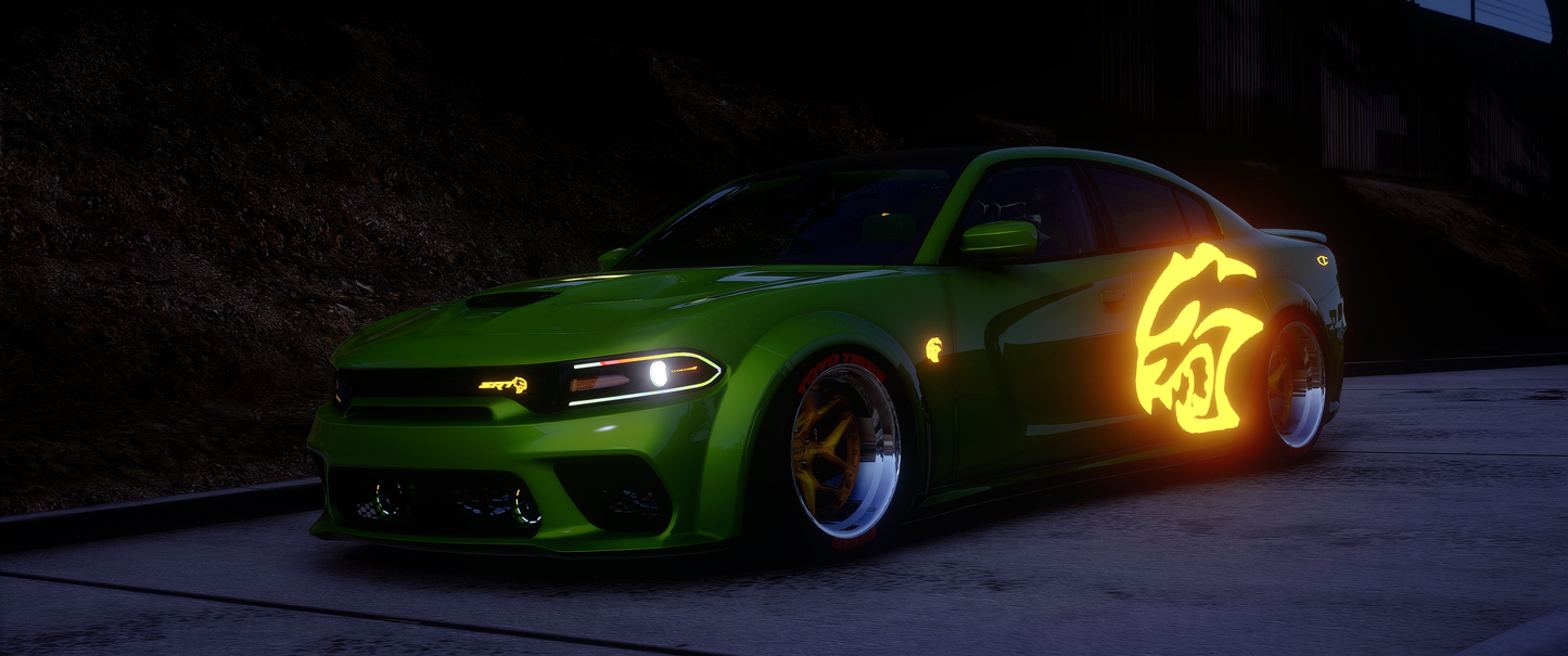 Dodge Charger Hellcat Customs [Dinamic RGB Lights]