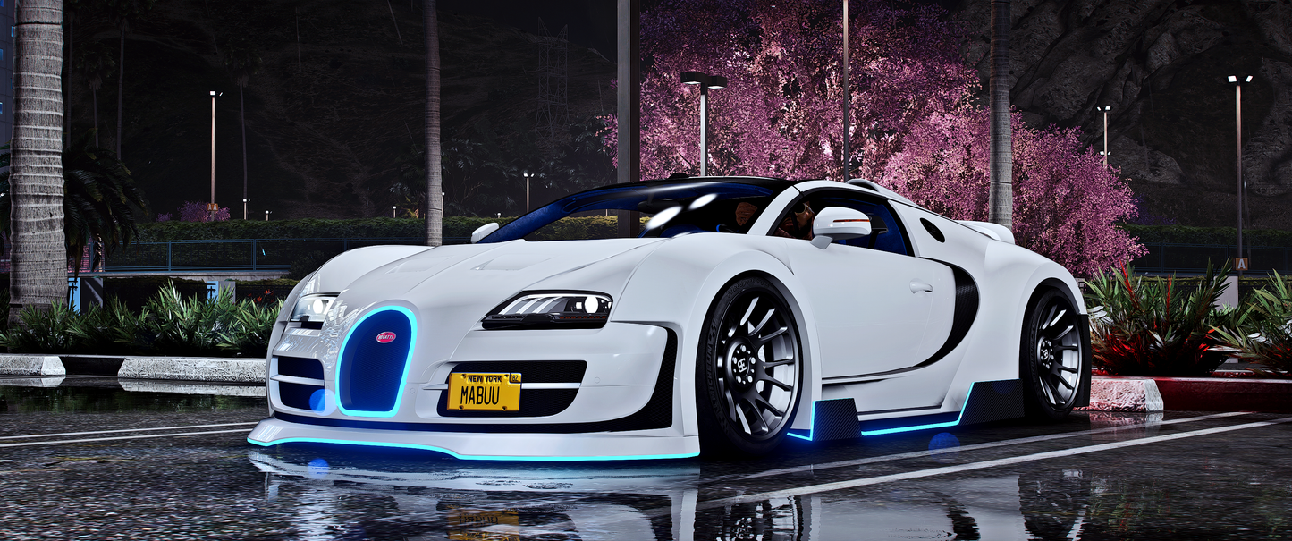 Bugatti Veyron Profilee [Animated Lights]