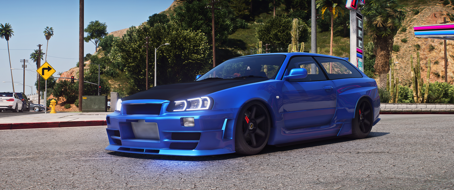 Nissan Skyline GTR R34 Shooting Brake – Fivem Dealership