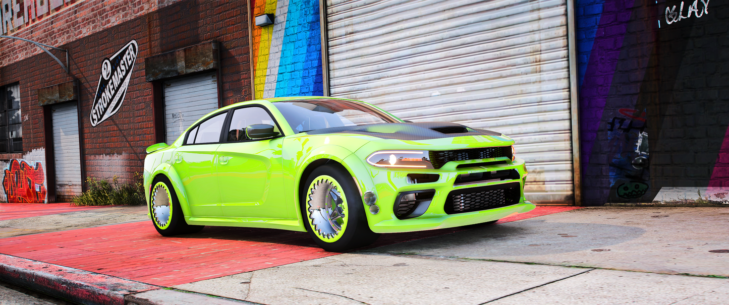 (Debadged)DODGE CHARGER DRAG HELLCAT