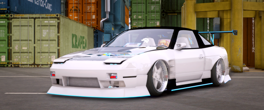 (Debadged)Nissan 180sx Rocket Bunny