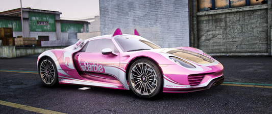 Porsche 918 Barbie [Dinamic Lights]