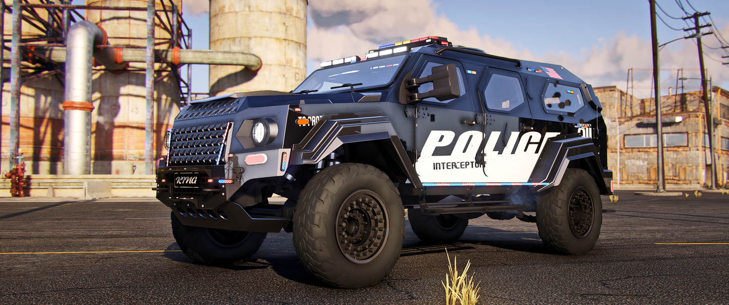 (Debadged)[Non ELS] Gurka Police Armored vehicle 2024