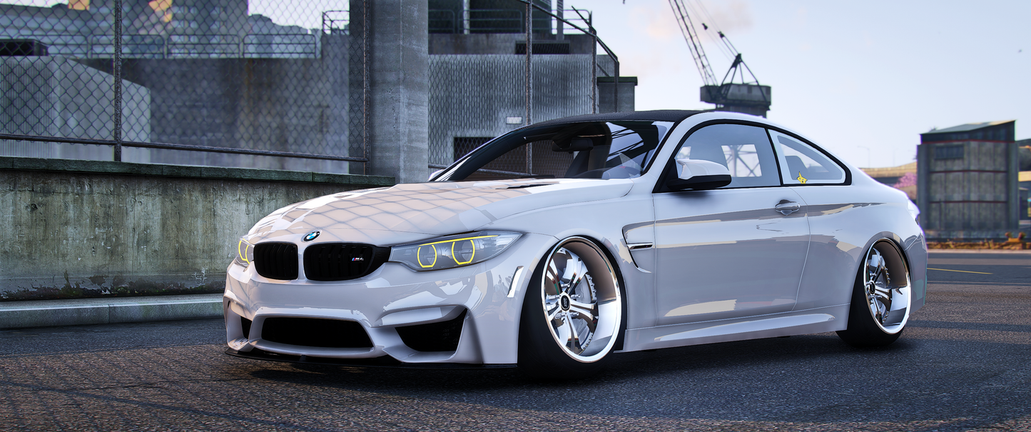 BMW M4 2018 Stanced