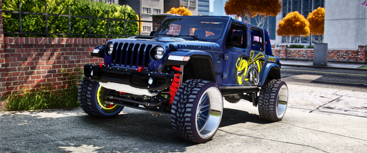 Custom 1320 Scatpack Jeep Rubicon 4x4 On Forgiatos Rims