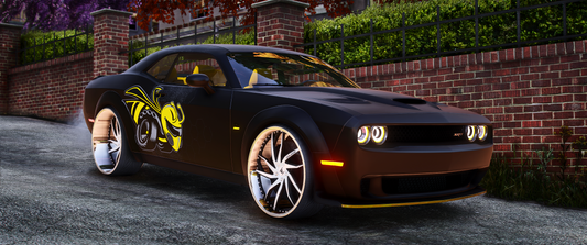 Dodge 1320 Scatpack Challenger SRT Hellcat On Corleone Forged Rims