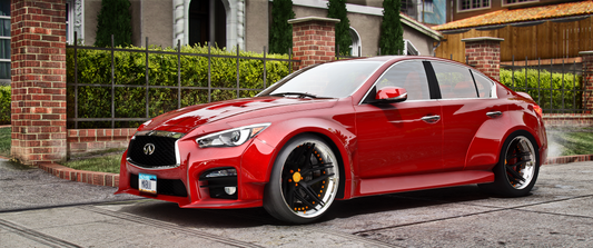 2023 Infinity Q50 Red Sport Widebody TUNED 800HP GTR Nismo Swap