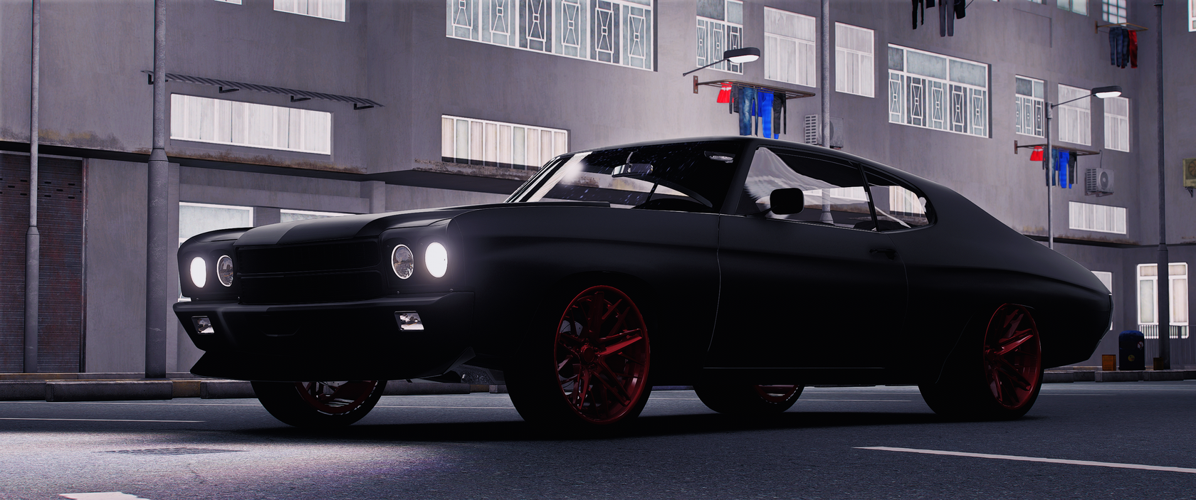 (Debadged) 1970 Chevrolet Chevelle SS – Fivem Dealership