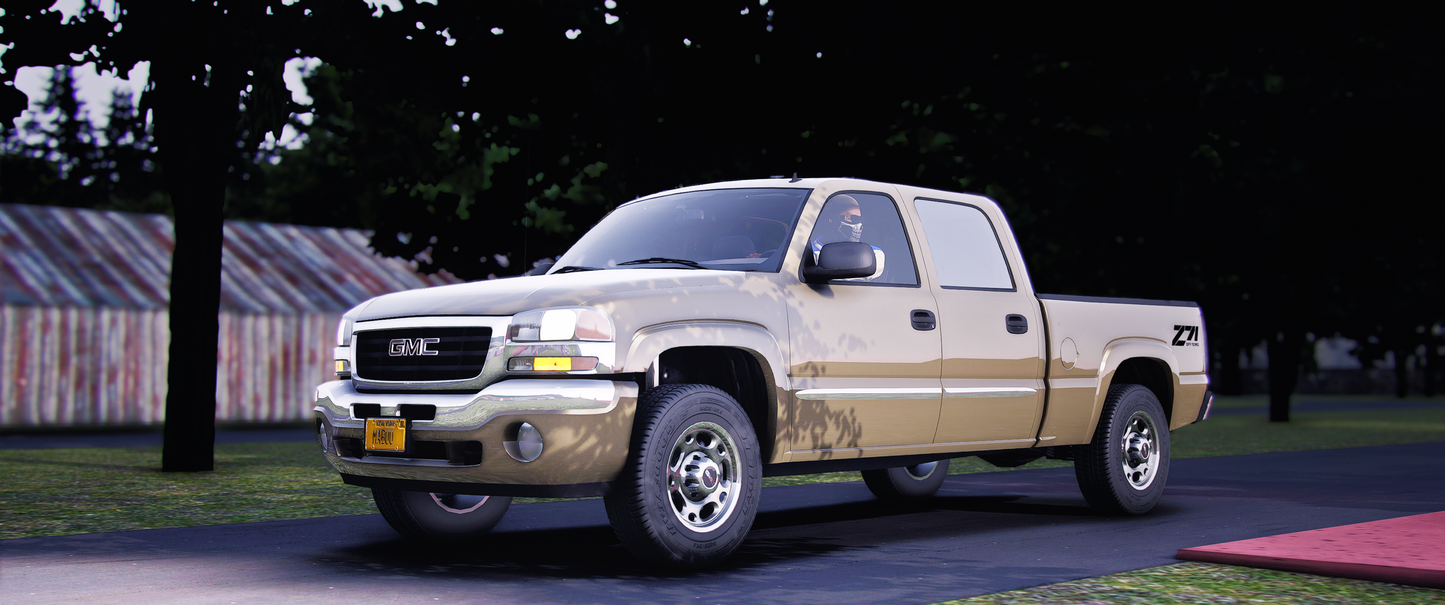 GMC Sierra Hennessey 2003 [Animation Roof]