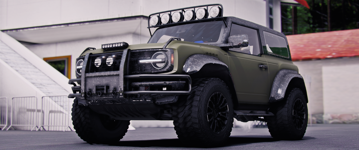 (Debadged) Ford Bronco with Tuning – Fivem Dealership
