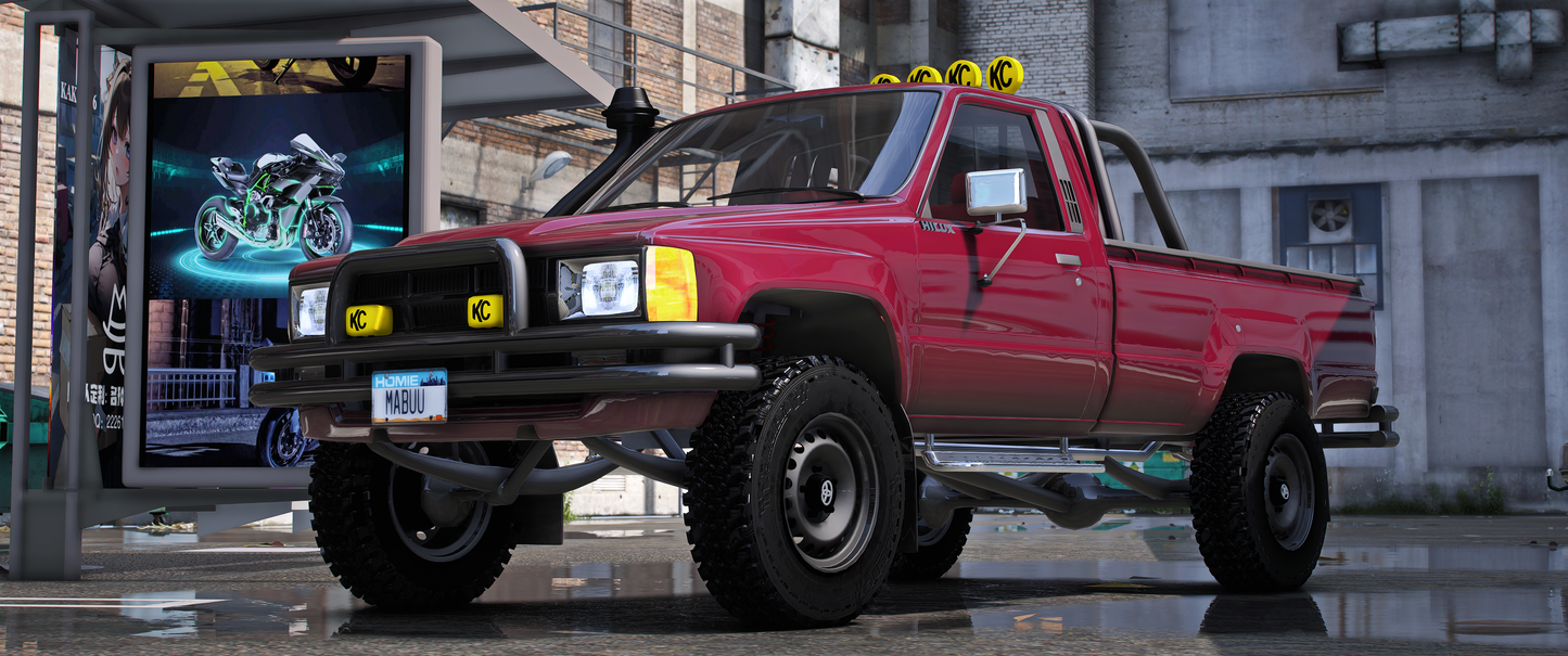 Toyota Hilux Xtra Cab SR5 4x4 1985-1990 Marty McFly