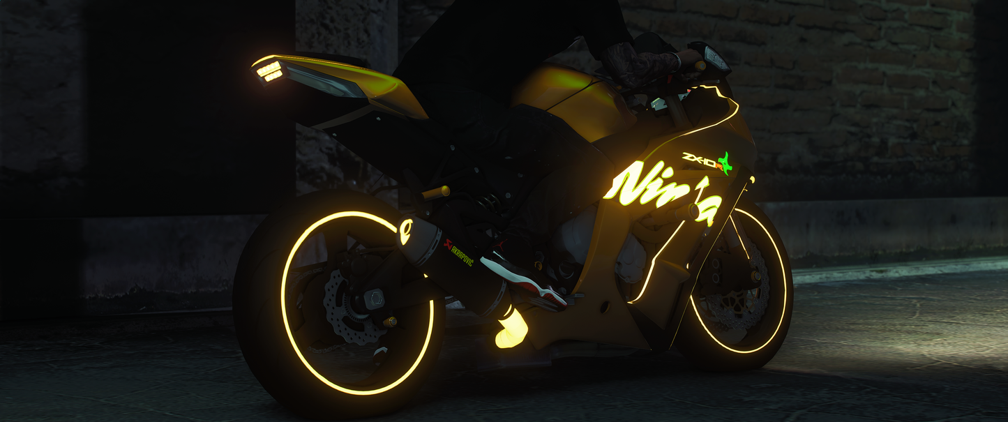 Kawasaki ZX10 [Animated Lights]