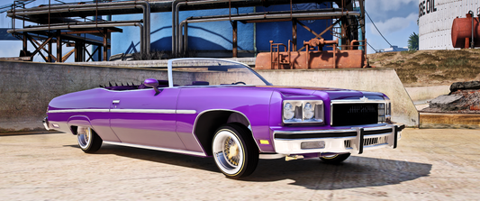 Chevy Caprice Lowrider 1975 [Animation Roof]