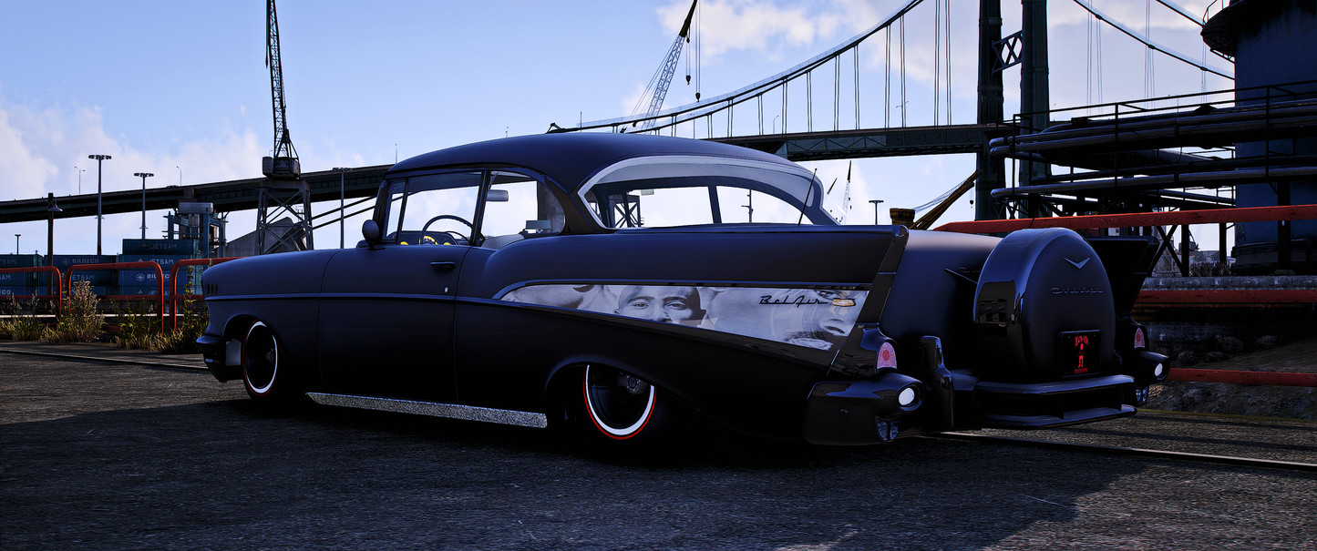 Chevy Belair lowrider Tupac 1957