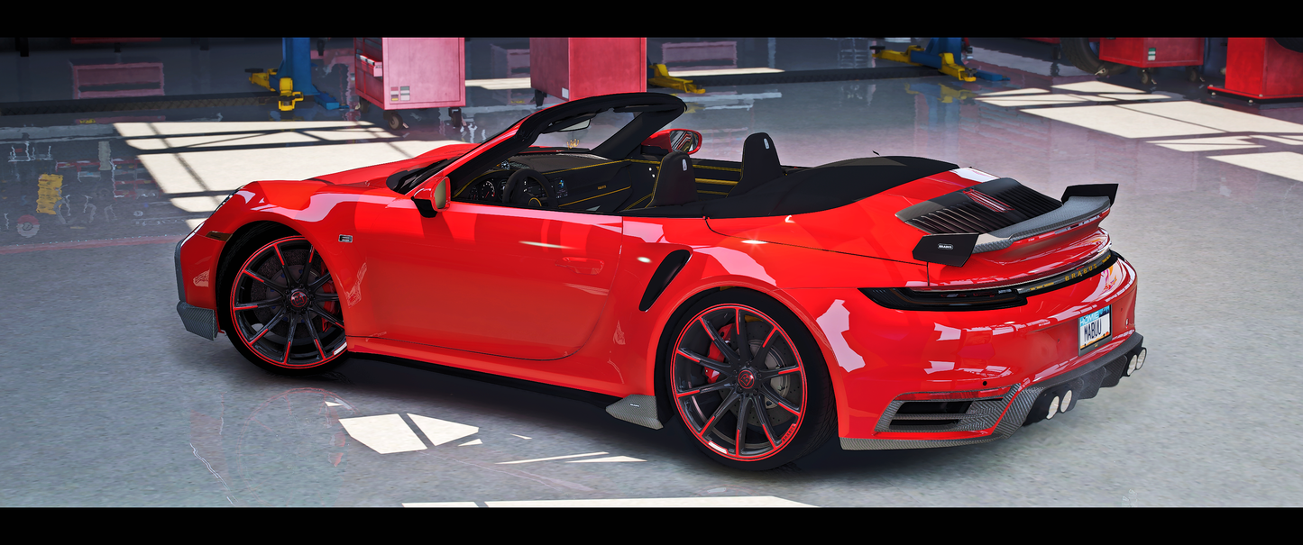 Brabus Porsche 992 Cabrio [Animated Roof]