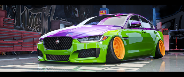 Jaguar XES Custom Stance