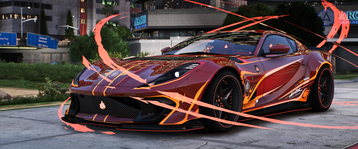 (Debadged) Ferrari 812 Competition APi [Dinamic Lights]