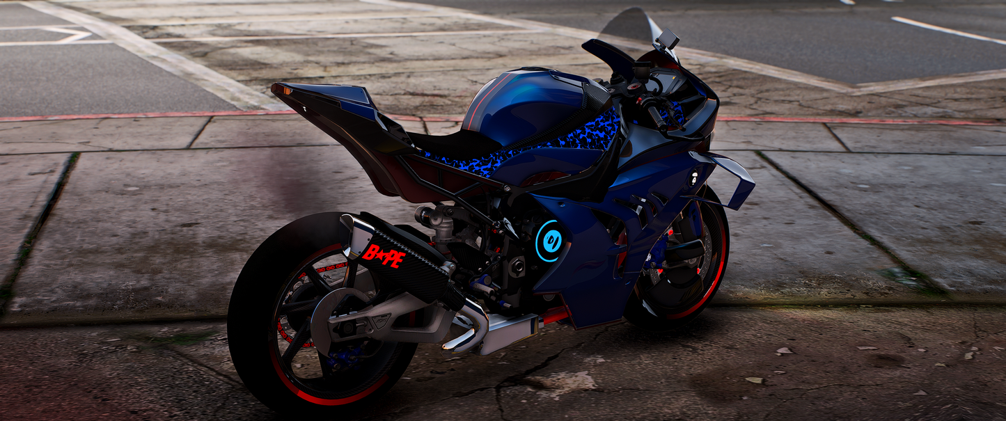 (Debadged) BAPE BMW M1000RR [Dinamic Lights]