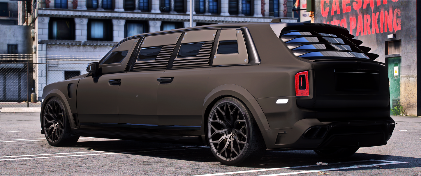 (Debadged) Rolls Royce Cullinan Limo Sixth Sense