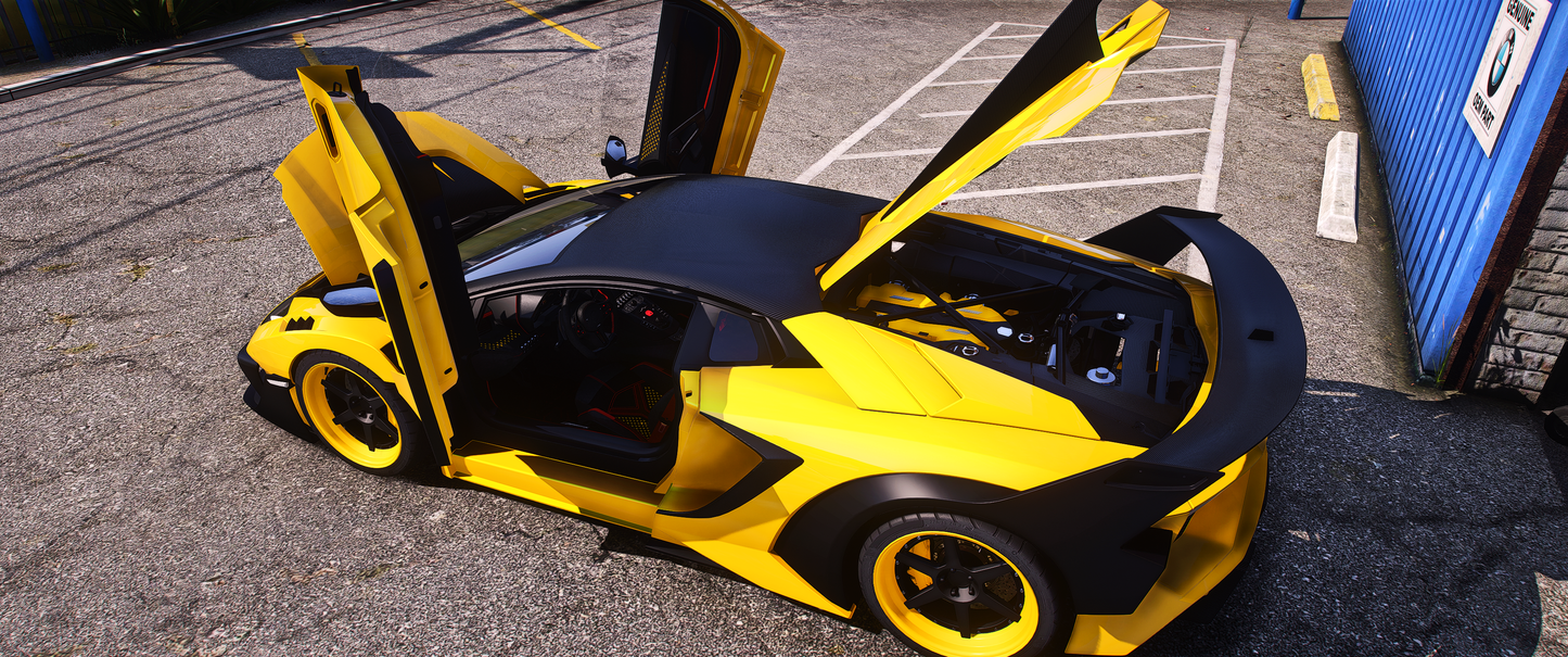 (Debadged) Lamborghini Aventador SVJ Sillouette