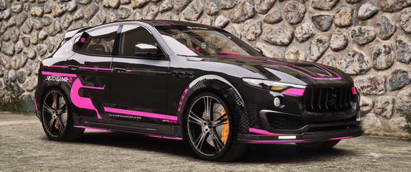 SQUID GAME Maserati Levante front view