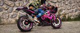 SQUID GAME Suzuki GSX-R1000R rear view with animated lights