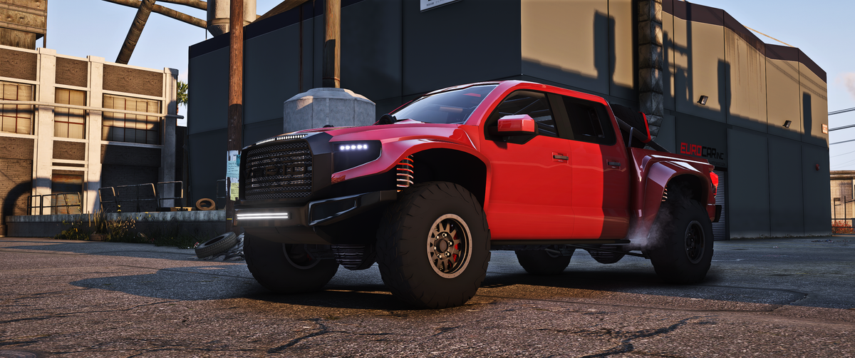 Lore Friendly Caracara 4x4 Custom FiveM Mod Full Exterior View