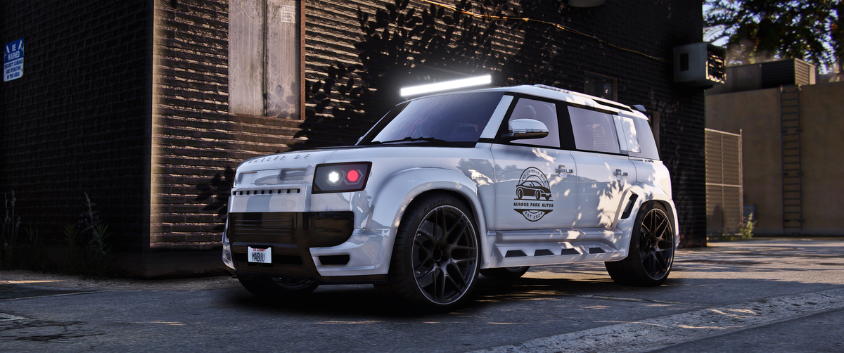 Lore Friendly Baller Defender Custom FiveM Mod Full Exterior View