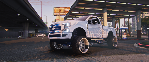 Ford F350 Single King 2021 FiveM Mod Full Exterior View
