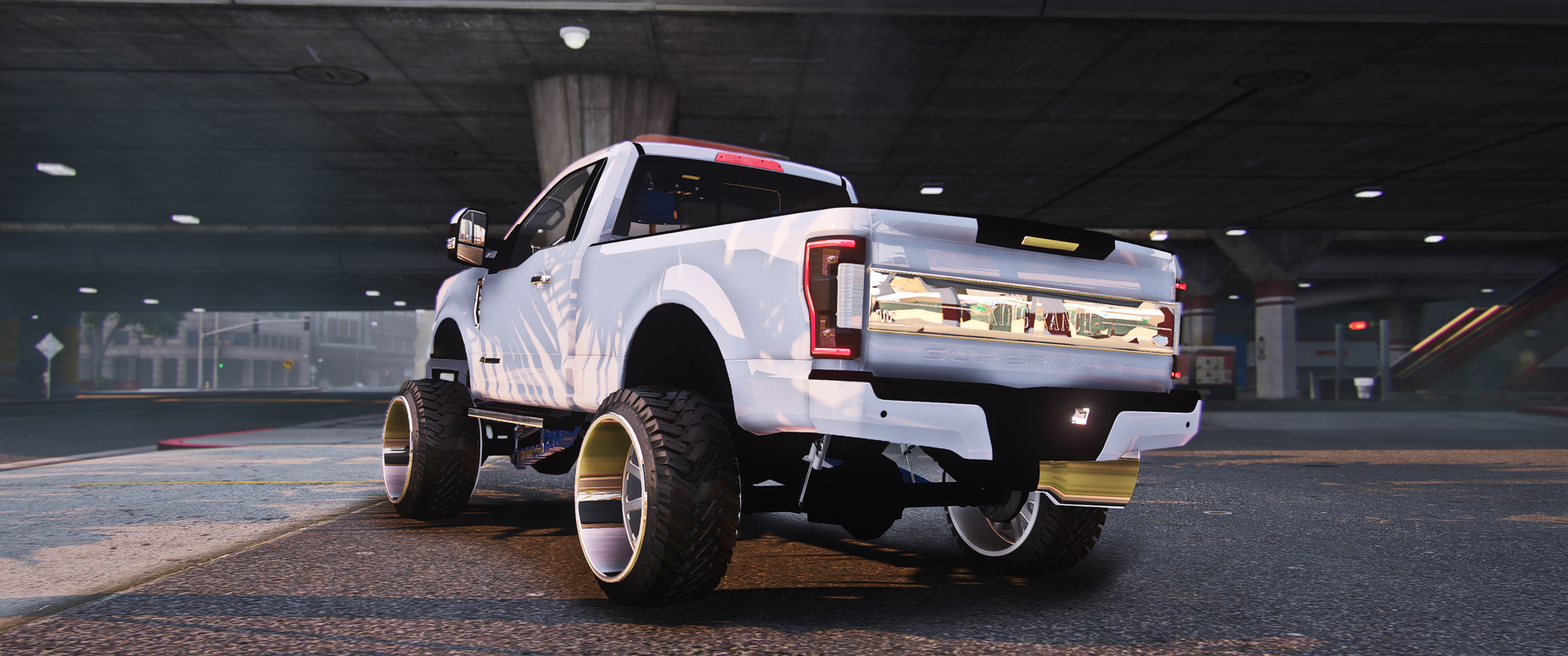 GTA V Ford F350 Single King 2021 Interior and Detail Preview