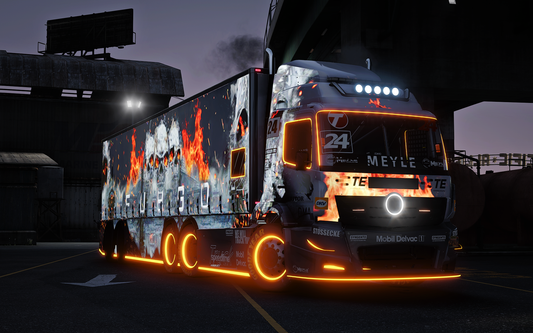 (Debadged) Mercedes-Benz Tankpool Racing Truck 10x10