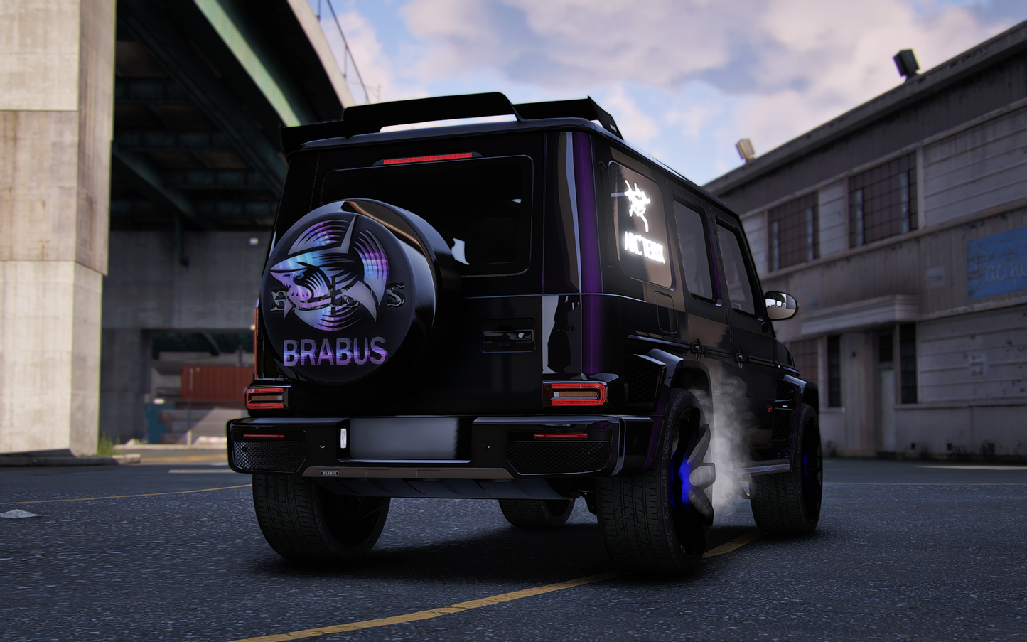 Mercedes Brabus G800 Shark [Dinamic Lights]