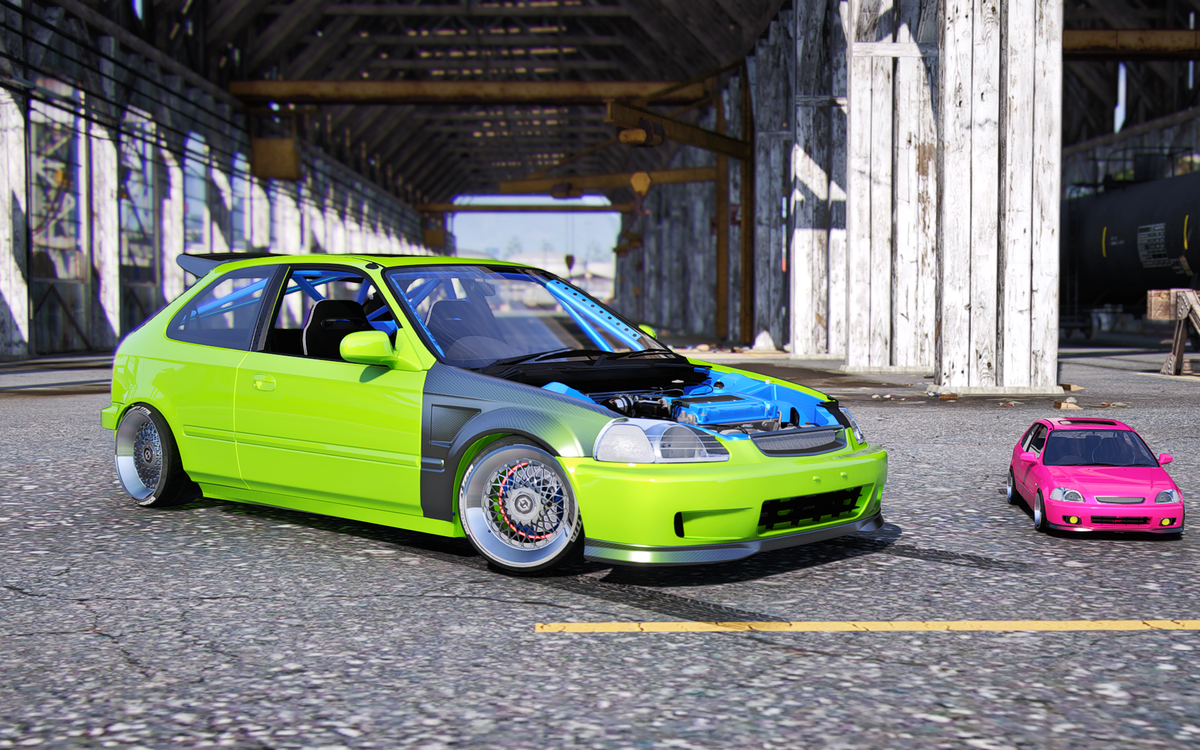 (Debadged) Honda Civic EK9 TCR + RC