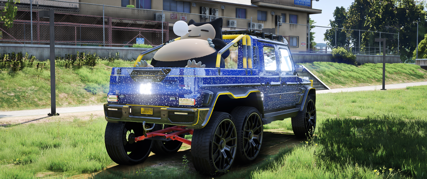 Mercedes G Brabus XLP800 6x6 [Dinamic lights]